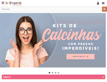 Tablet Screenshot of lelingerie.com.br